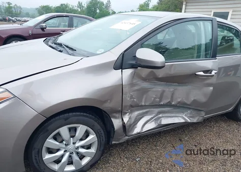 2015 Toyota Corolla Le из США, поврежденный, VIN 2T1BURHE7FC467089